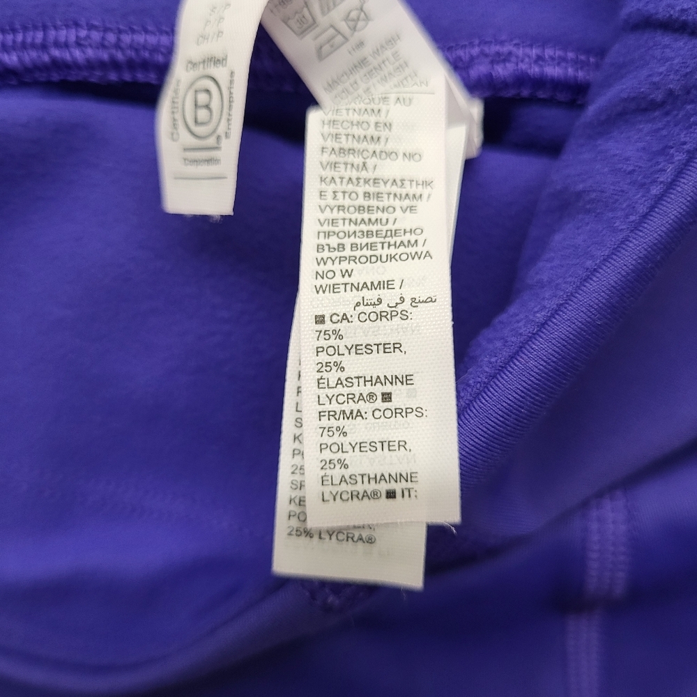 Athleta Rainier Bootcut Pant Small Purple Thermal Lined Outdoor Hike Stretch - Picture 10 of 14